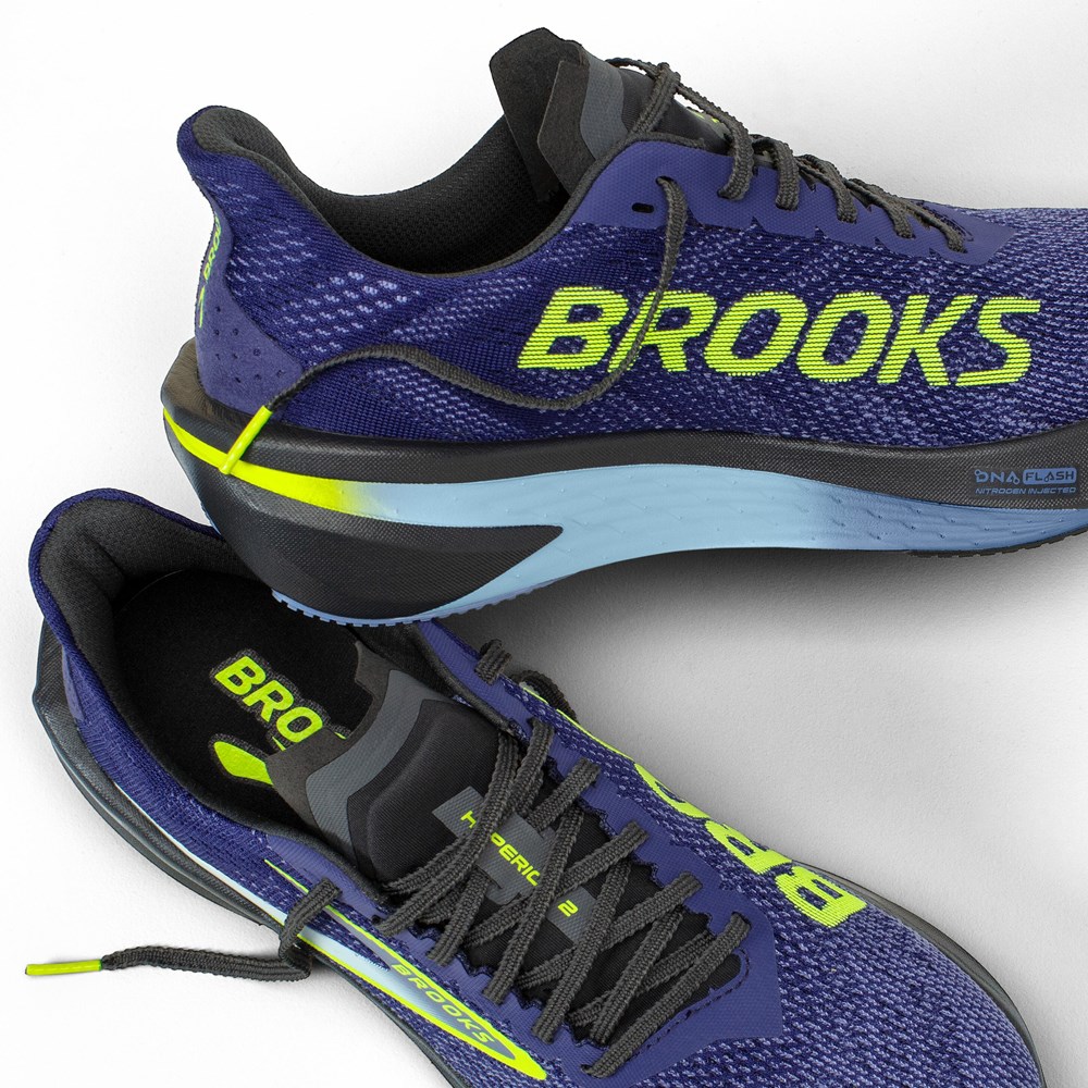 Chaussures Running Route Brooks Hyperion 2 Bleu Bleu Marine Homme | KTH-6326502